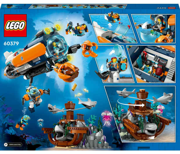 LEGO City 60379 Łódź podwodna badacza dna morskiego - 1144456 - zdjęcie 6